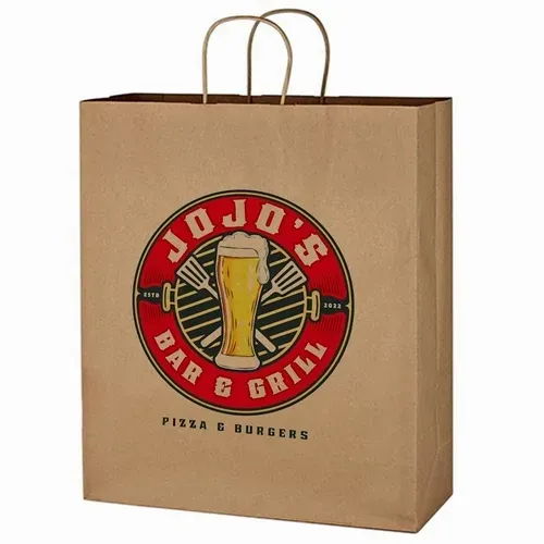 Kraft Paper Tote Bags - Imprint Now - CA