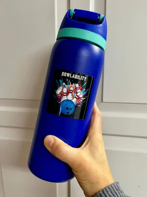Custom Shape Stickers - BowlAbility event for individuals with special needs