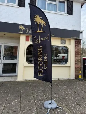 Feather Flag - we just opened a new shop and this flag is great out side