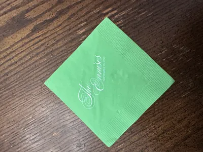 Custom Paper Beverage Napkin - September 2026 Wedding