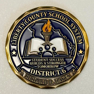 Soft Enamel Challenge Coins - These were an absolute hit