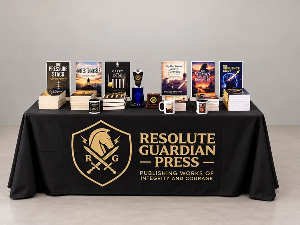 A part of the RGP display for next weeks regional tactical officers association conference I am the keynote speaker Those are our six Best Seller books