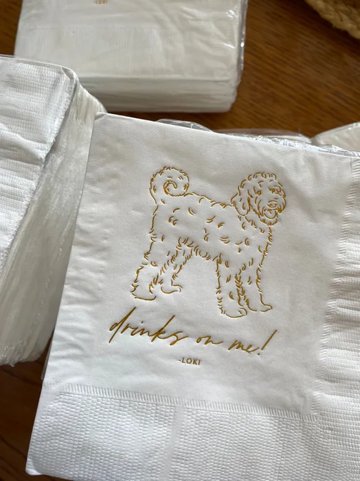 ImprintNow.ca - Custom Foil Stamped Beverage Napkin