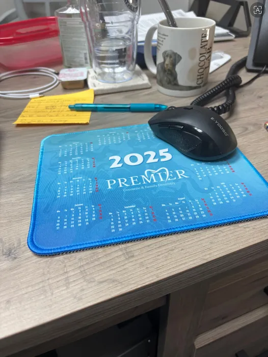 ImprintNow.ca - Light Blue Calendar Mouse Pad