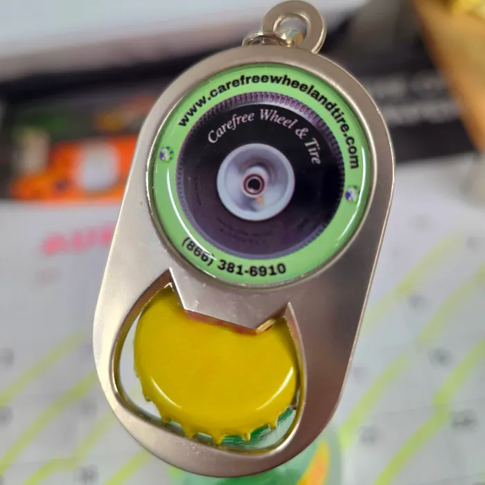 ImprintNow.ca - Multi-use Alloy Bottle Opener Keychain