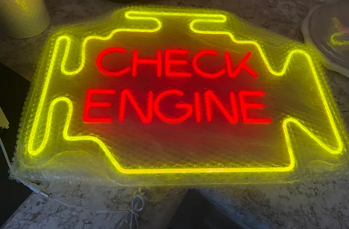ImprintNow.ca - Check Engine Neon Sign