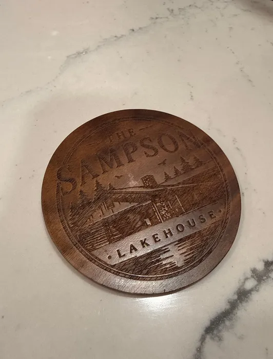 ImprintNow.ca - Custom Handmade Walnut Coaster