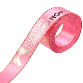 Metallic Edge Satin Ribbon - Imprint Now - CA