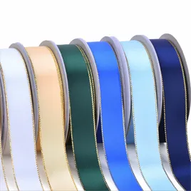 Metallic Edge Double Face Satin Ribbon - Imprint Now - CA