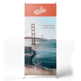 Korean Style X Banner Stands - Imprint Now - CA