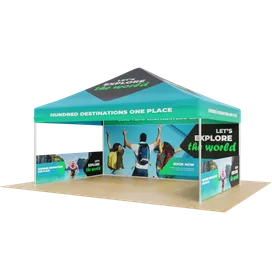 Custom Outdoor Canopy Tents Waterproof 4.6 m x 3 m - Imprint Now - CA