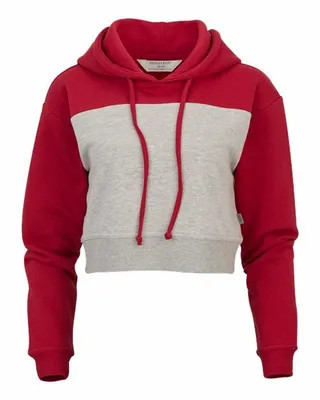Women's Cropped Fleece Hooded Sweatshirt - Imprint Now - CA