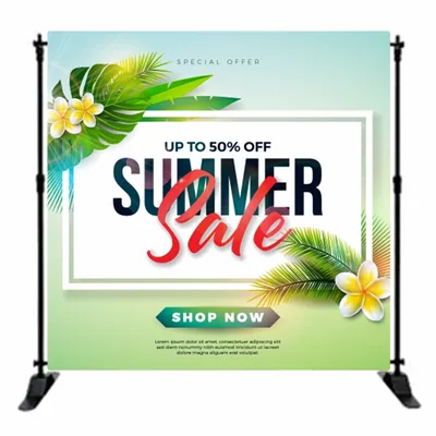 Top & Bottom Pole Pocket - Imprint Now - CA