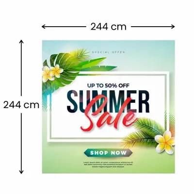 244 x 244 cm - Imprint Now - CA