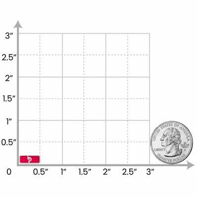 0.50 inch 1.5 cm - Imprint Now - CA