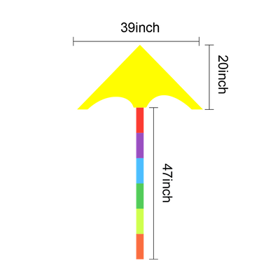 51cm L x 99cm W (119cm Tail Length)