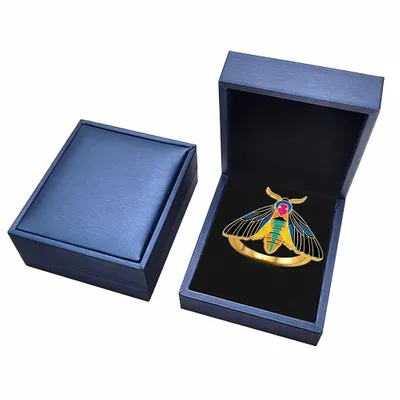 Blue PU Box - Imprint Now - CA