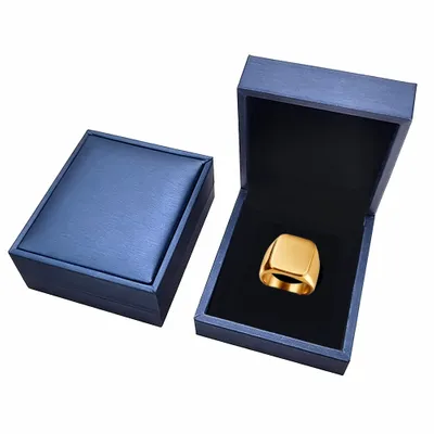 Blue PU Box - Imprint Now - CA