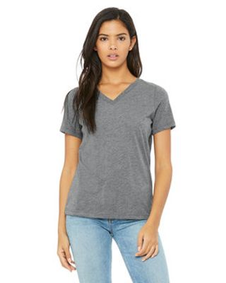 Bella + Canvas Ladies' Relaxed Triblend V-Neck T-Shirt