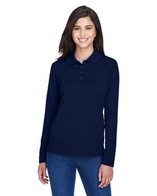 CORE365 Ladies' Pinnacle Performance Long-Sleeve Piqu Polo