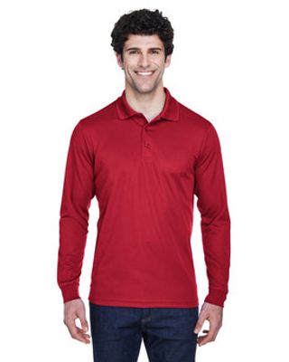 CORE365 Men's Pinnacle Performance Long-Sleeve Piqu Polo