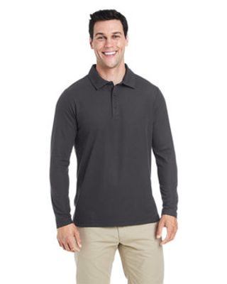 CORE365 Men's Fusion ChromaSoft Long-Sleeve Pique Polo