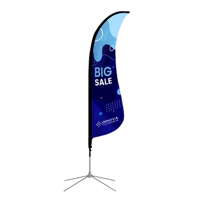 Shark Fin Flag - Imprint Now - CA