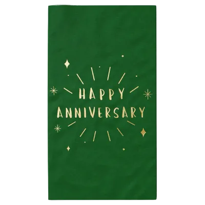 Custom Foil Stamped Towel Napkin - Imprint Now - CA