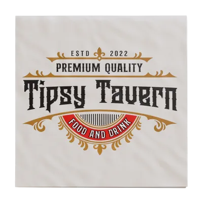Custom Linen Beverage Napkin - Imprint Now - CA