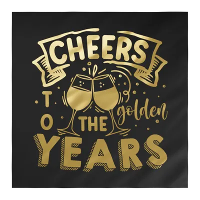 Custom Foil Stamped Beverage Napkin - Imprint Now - CA