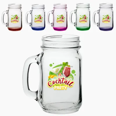 Nostalgic Touch Mason Jars with Handles - Imprint Now - CA
