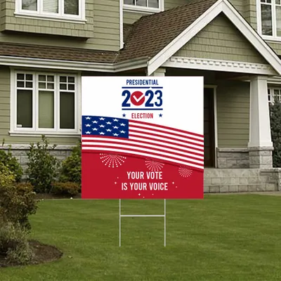 Custom Voting Day Yard Sign