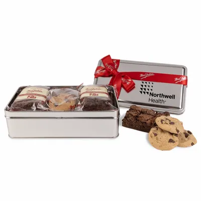 Mrs. Fields® Double Fudge Brownie and Cookie Tin - Imprint Now - CA