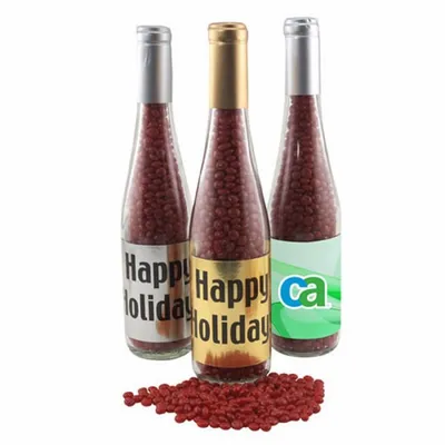 Champagne Bottle with Red Hots 11" - Imprint Now - CA