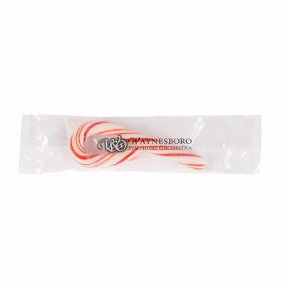 Small Candy Cane w/Clear Label - Imprint Now - CA