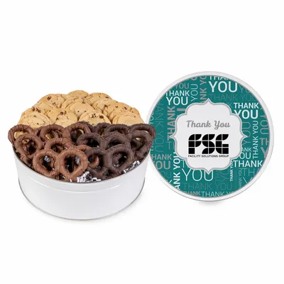 Fresh Beginnings Cookies/Pretzel Combo (Large) - Imprint Now - CA