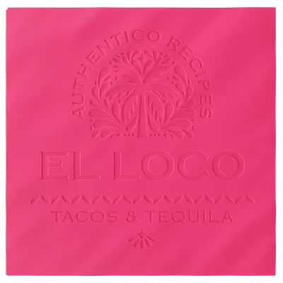 Custom Debossed Dinner Napkin - Imprint Now - CA