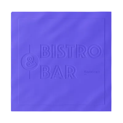 Custom Debossed Beverage Napkin - Imprint Now - CA