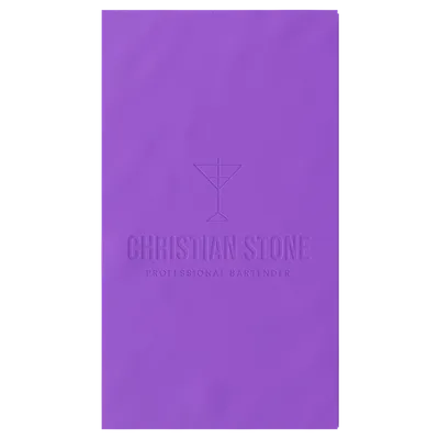 Custom Debossed Guest Towel Napkin - Imprint Now - CA