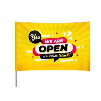 Rectangle Flag - Imprint Now - CA