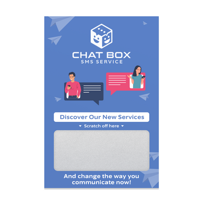 Full Colour Scratch Off Postcards