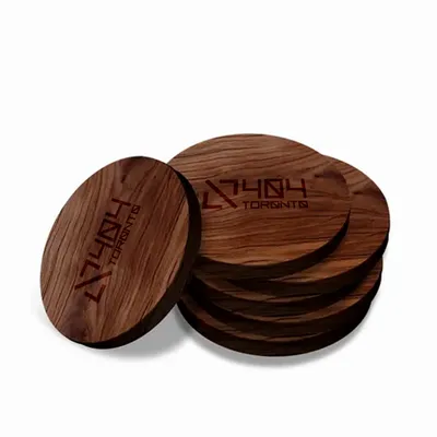Custom Handmade Walnut Coaster - Imprint Now - CA
