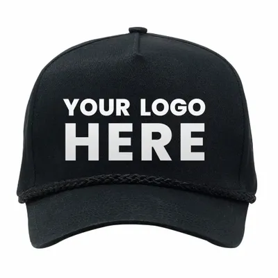 Cobra C256 5 Panel Twill, Snap Back Golf, Rope Cap - Imprint Now - CA