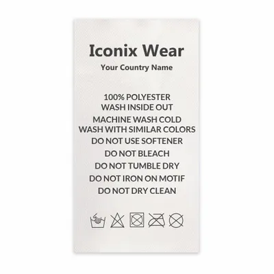 Printed Care Labels - Imprint Now - CA