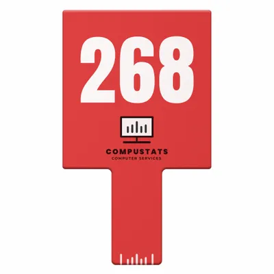 Paddle Shape Auction Paddles - Imprint Now - CA