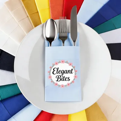 Custom Pocket Napkin - Imprint Now - CA