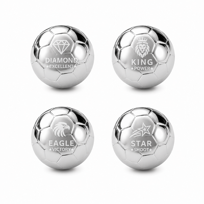 Soccer Ball Stainless Steel Ice Cubes