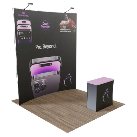 2.4 m x 2.4 m Trade Show Displays - Imprint Now - CA
