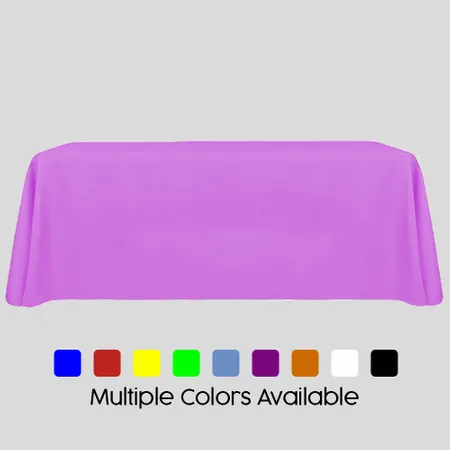 Blank Rectangle Table Throw Cover - Imprint Now - CA