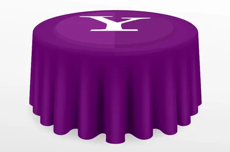 Custom Round Table Covers - Imprint Now - CA